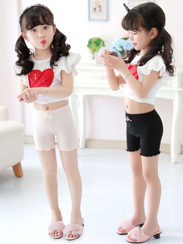 กางเกงซับใน กันโป้ เด็กผู้หญิง พรีเมี่ยม ใส่สบาย ตัดเย็บปราณีต ปลายขอบแต่งระบาย น่ารักสุดๆๆ