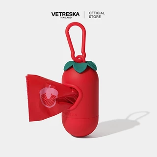VETRESKA ถุงเก็บอึ กลิ่นสตอเบอร์รี่ Strawberry Pet Poop