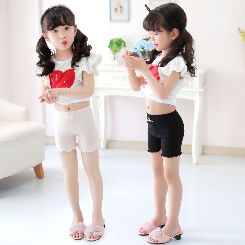 กางเกงซับใน กันโป้ เด็กผู้หญิง พรีเมี่ยม ใส่สบาย ตัดเย็บปราณีต ปลายขอบแต่งระบาย น่ารักสุดๆๆ