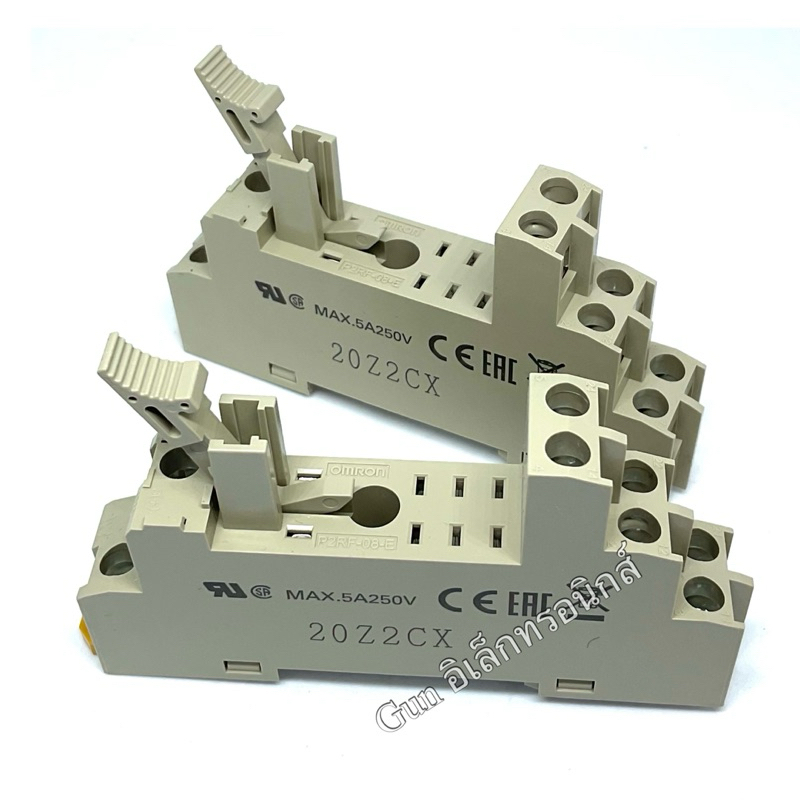 socket P2RF-08-E สำหรับรีเลย์ของแท้  G2R-2-SN ฐานใหม่ P2RFZ-08-E ที่นั่ง 8 ขา P2RF-08-E