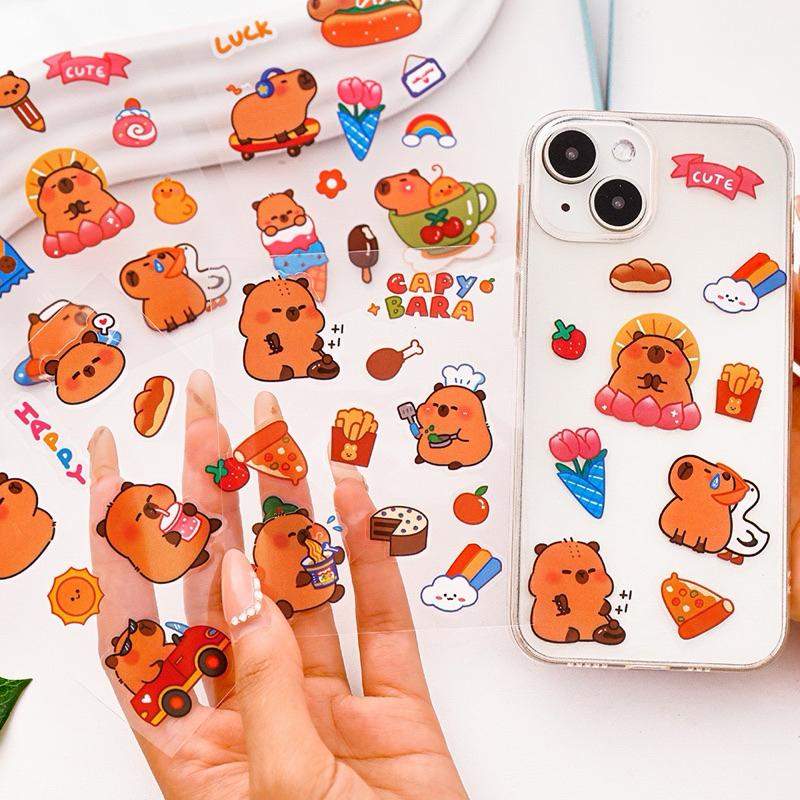 [ถูกมาก] สติ๊กเกอร์ สติ๊กเกอร์ไดคัท แผ่นใส กันน้ำ สติกเกอร์ พร้อมส่ง คละลาย ไดคัท ตกแต่ง diy เครื่องเขียน สมุด หนังสือ