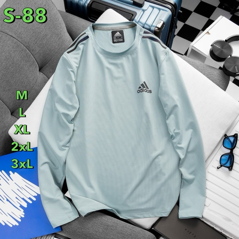 เสื้อยืดคอกลมผู้ชาย แขนยาว AD66