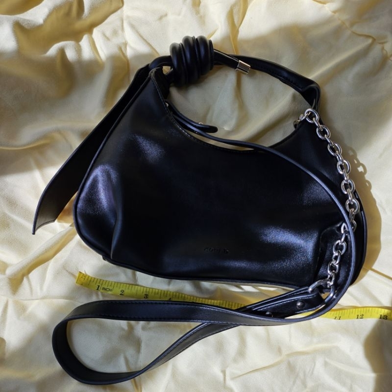 4OUR B : Rope Chain Bag Neutral Black [preloved]