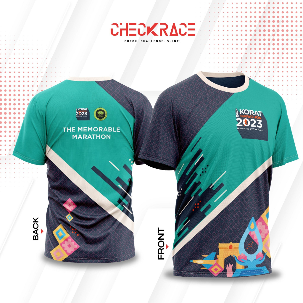 เสื้อวิ่งที่ระลึก The Mall Korat Marathon 2023 (GREEN)