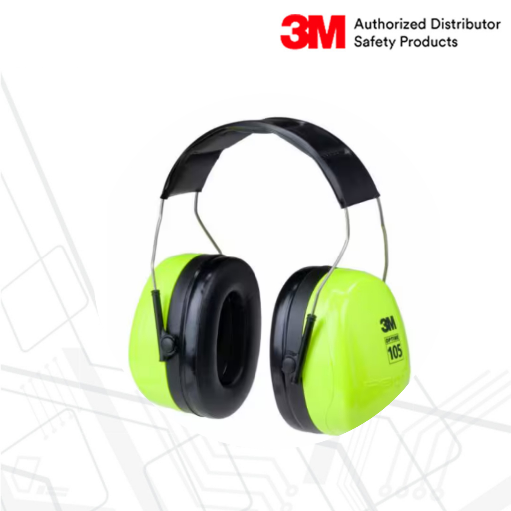3M™ ครอบหูลดเสียงแบบคาดศีรษะ รุ่น Optime™ 105 H10A HVค่าการลดเสียง 30 เดซิเบล