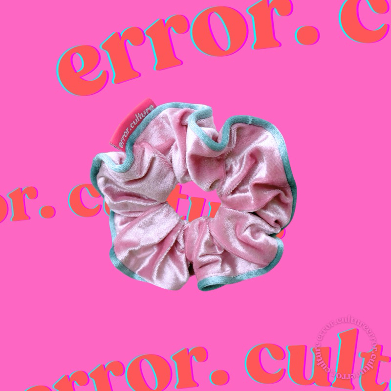 📍รุ่นขายดี! ⚡️ ยางรัดผม scrunchie by error.culture รุ่น Pink Milk