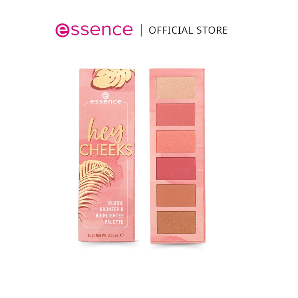 essence  เอสเซนส์ hey cheeks 3in1 พาเลตบลัช บรอนเซอร์ ไฮไลเตอร์