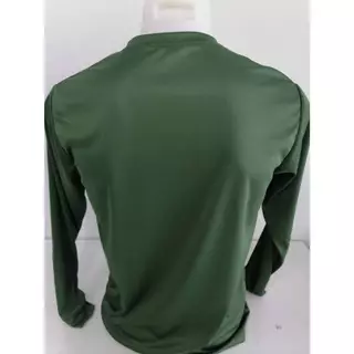 เสื้อยืดแขนยาว สีเขียวทหาร ผ้าไมโคร หนา145แกรม ใส่สบายไม่ร้อน Man Clothing ผู้ชาย