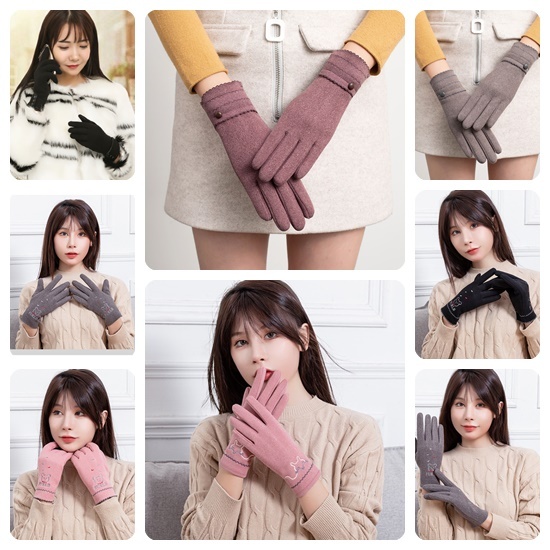 ถุงมือกันหนาวผู้หญิงแบบน่ารัก TB276 TB277 TB278 TB279 TB280