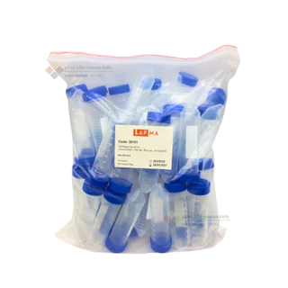 Centrifuge Tube 50 ml , Conical ,Flat cap หลอดเซนติฟิว 50 มล หลอดปั่นเหวี่ยงตกตะกอน ก้นแหลม (หลอดเก็บเมล็ดกาแฟ)