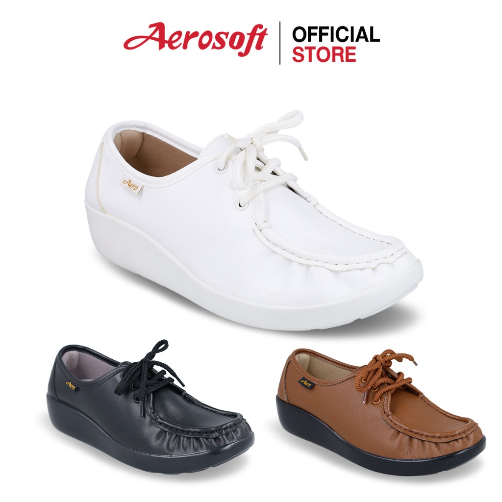 รองเท้าคัทชูผู้หญิง รองเท้าพยาบาลเพื่อสุขภาพ Aerosoft (แอโร่ซอฟ) รุ่น NW9092