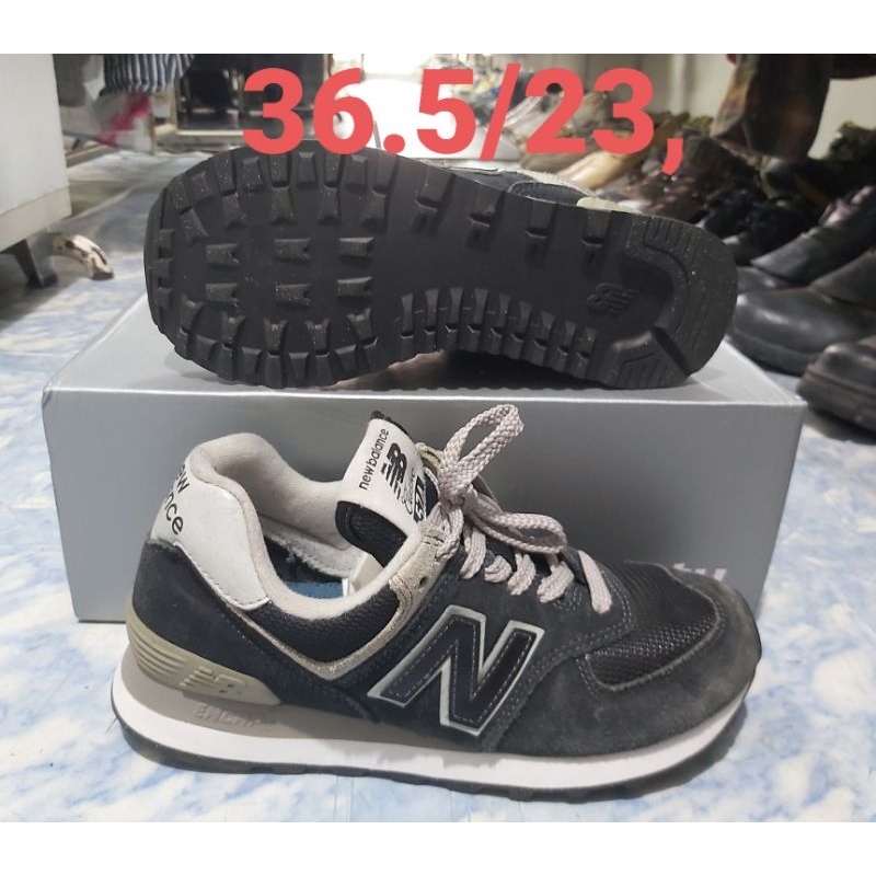 💢New Balance574มือสอง รองเท้าผ้าใบ สวย 36.5/23ซม.