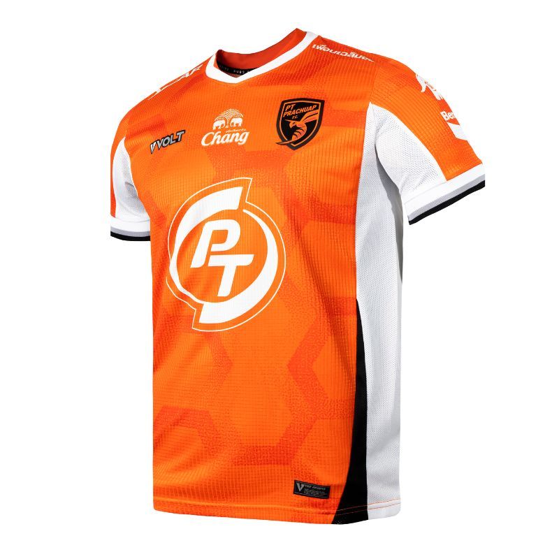 VOLT เสื้อแข่ง เหย้า พีที ประจวบ เอฟซี สีส้ม PT PRACHUAP HOME ORANGE JERSEYS 2024/25