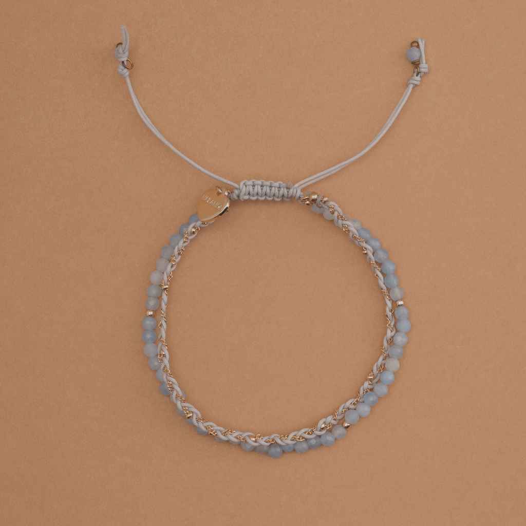 AQUAMARINE-LUCKY STONE BRACELETS