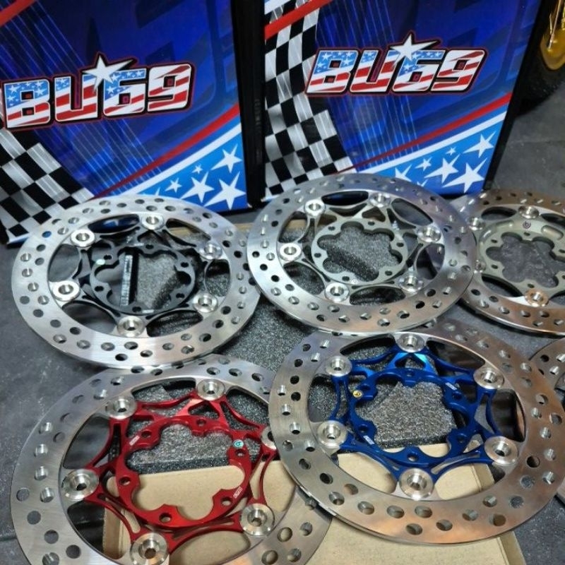 จานBU69 แท้ ขนาด200mm. 205mm. 208mm. 220mm. มีให้เลือกตั้งแต่รุ่นเริ่มต้นถึงรุ่นท็อป