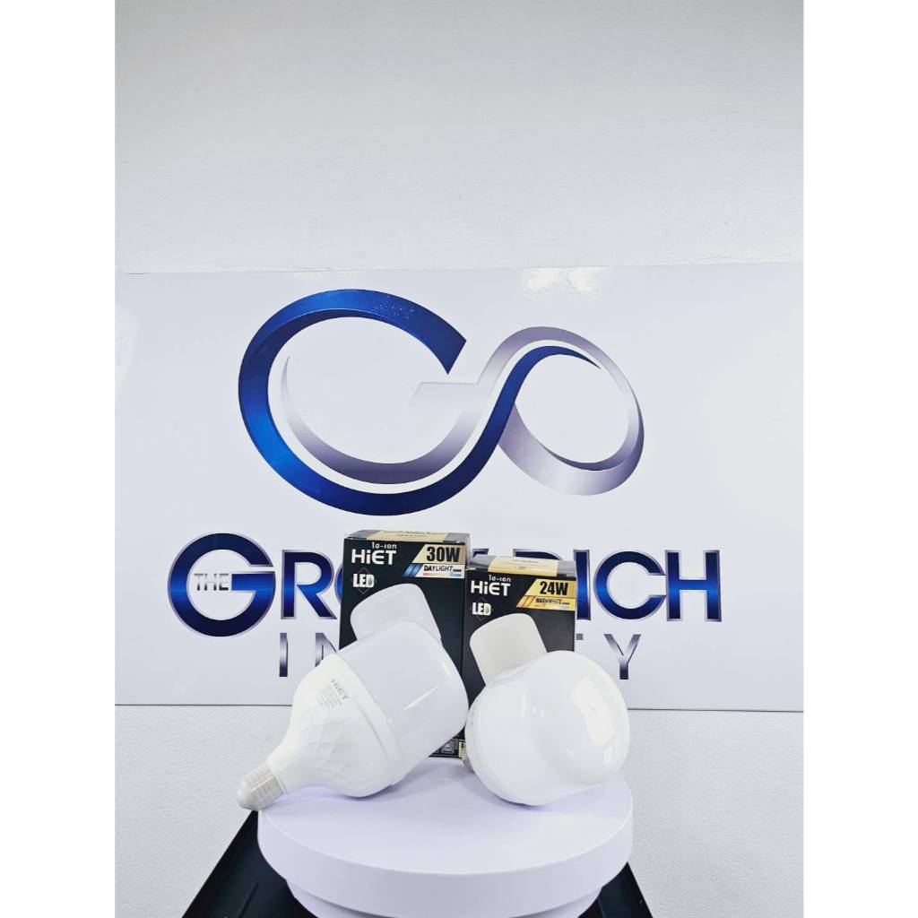 HIET หลอดไฟไฮเพาเวอร์บัฟ ขั้ว E27