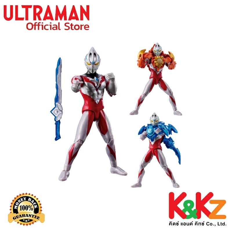 Bandai Ultra Action Figure Ultraman Arc Solis & Luna Armor Set / อัลตร้าแอคชั่นฟิกเกอร์