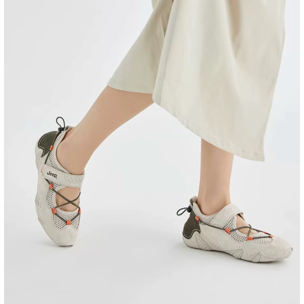 (ใส่โค้ทลดเพิ่ม30%)(Pre order)Jeep x The spirit of adventure Marry Jane shoe รองเท้า Jeep