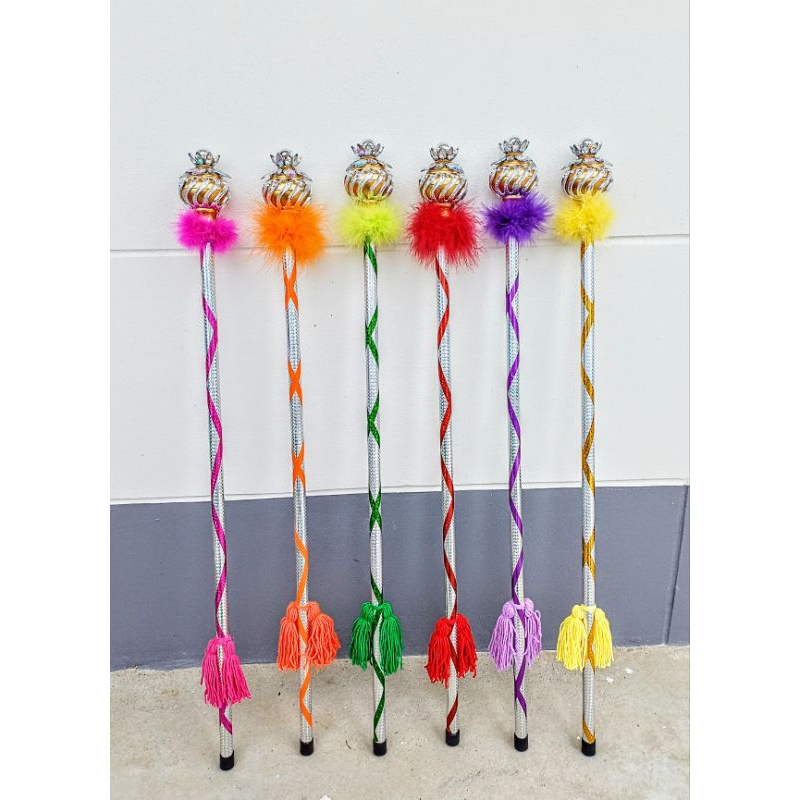 ไม้ค​ฑา​ ดรัมเ​ม​เยอร์​ หัวเพชร​90ซ.ม​ มีภู่