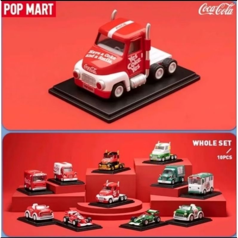 ⭐พร้อมส่ง⭐ POPMART - Popcar - Coca-Cola (Art Toy/Designer Toy/Blind Box)