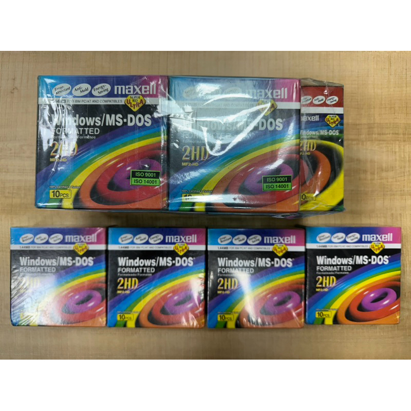 แผ่นฟลอปปีดิสก์ 3.5” Floppy Disk แผ่น Diskette 1.44 MB ImationและMaxwell