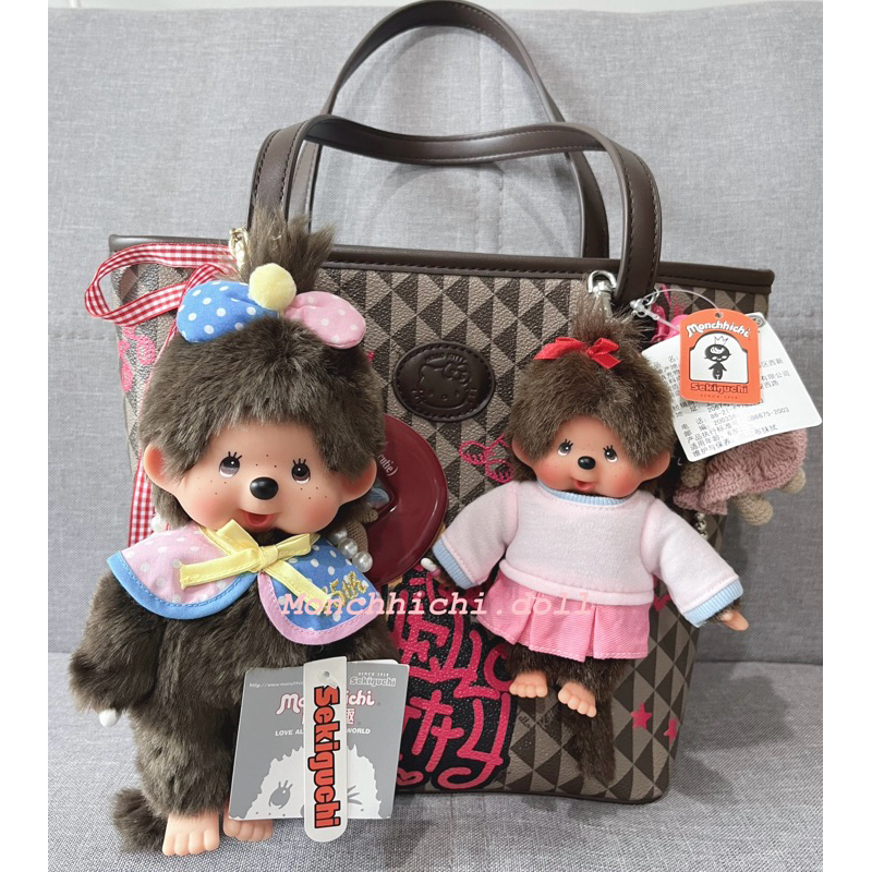 (เก็บโค้ดส่วนลด 30%) พวงกุญแจห้อยกระเป๋า ม่อนชิชิ Monchhichi keychain