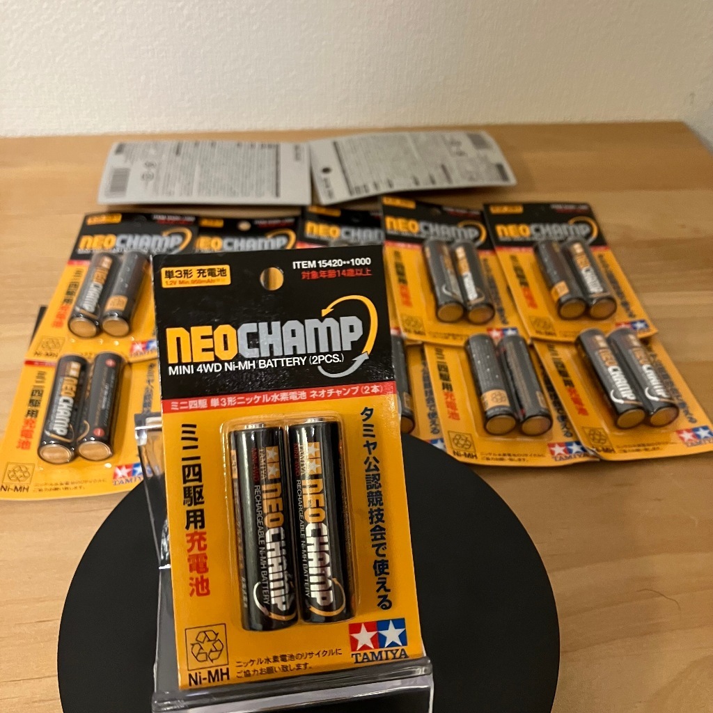 Tamiya mini 4WD GRADE-UP PARTS SERIES No.420 GP.420 Ni-MH Battery NeoChamp 2 ชิ้น
