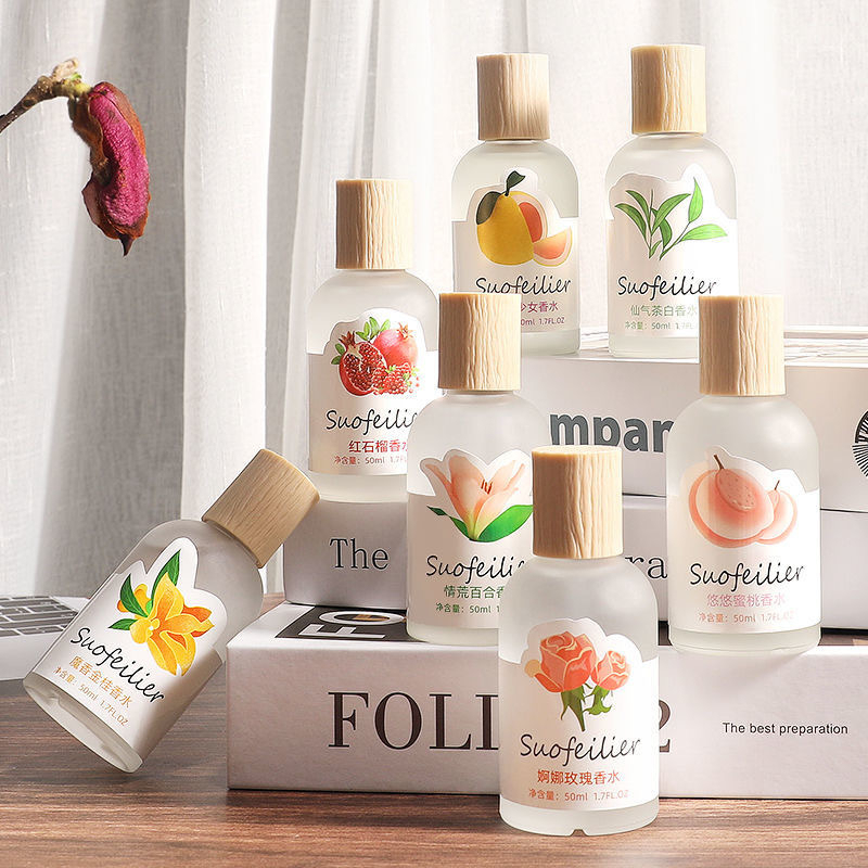 ใหม่ ** SUOFEILIER** น้ำหอมดอกไม้ กลิ่นติดทน 50ml. သဘာ၀ထုတ်ရေမွှေး ရနံ့မွှေးပြီး ကြာရှည်ခံစေတဲ့ပက်ကေ့ 50 မီလီလီတာ။