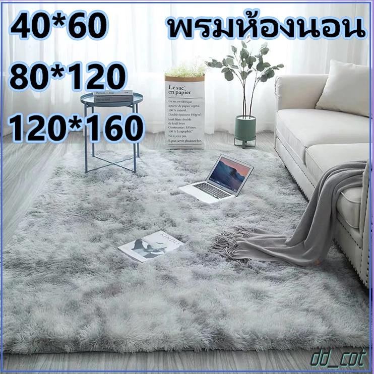 ราคาถูกที่สุด 🔥40x60 cm พรม 80*120cm120*160cm พรมห้องนอน พมปูพื้นห้อง ผ้าปูพื้นพรมก พรหมปูพื้น ขนนิ่ม มีหลายขนาด ตกแต่งส