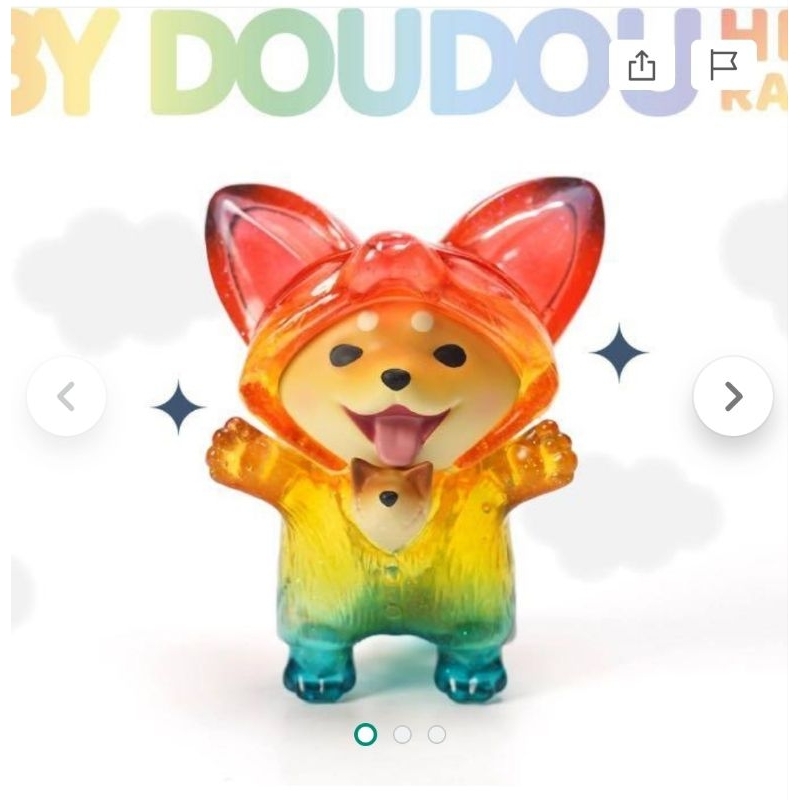 ⭐พร้อมส่ง⭐ Toy Zero+ - Baby DouDou - Rainbow Transparent (Art Toy/Designer Toy)