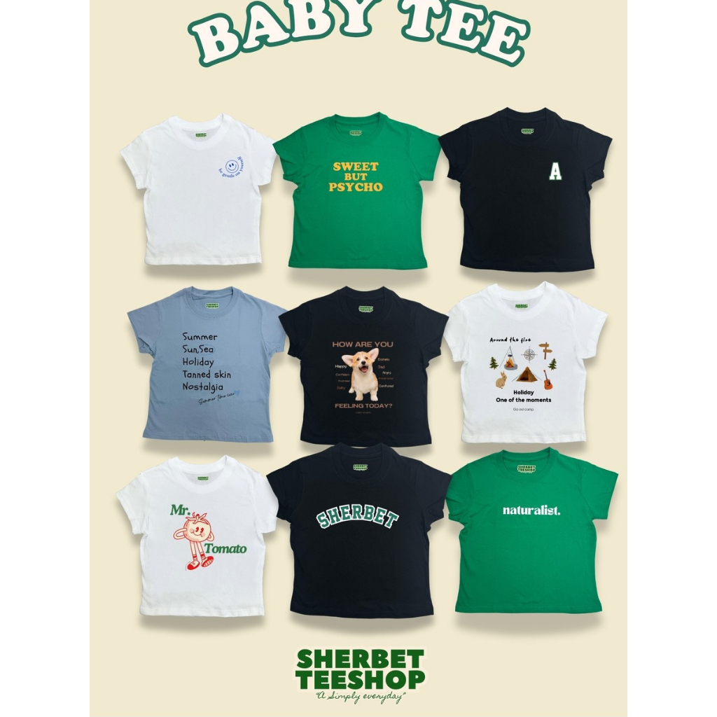 รวมลายเสื้อยืดเบบี้ที Babytee-1 /sherbet-teeshop