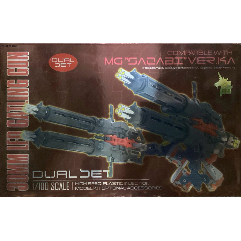 30MM Led Gatling Gun For Mg Sazabi Ver Ka