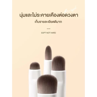 พร้อมส่ง!🇹🇭 เซ็ตแปรงแต่งตา แปรงอายแชโดว์ 1 เซ็ต 4 ชิ้น 4 แบบ ขนแปรงนุ่ม จิกสีดี ไม่บาดตา แปรงขนาดกะทัดรัด เก็บรายละเอียด