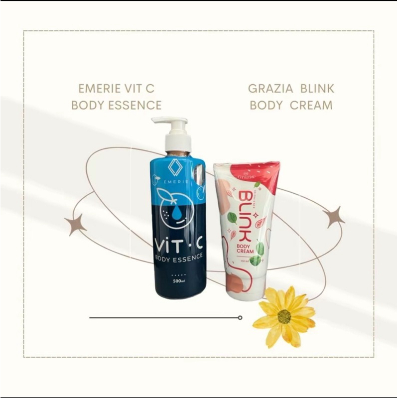โลชั่นวิตซี 1 หลอด + ครีมกราเซีย 1 หลอด ผิวขาวกระจ่างใส