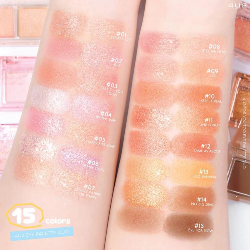 4U2 FOR YOU TOO EYESHADOW - ฟอร์ยูทู อายแชโดว์