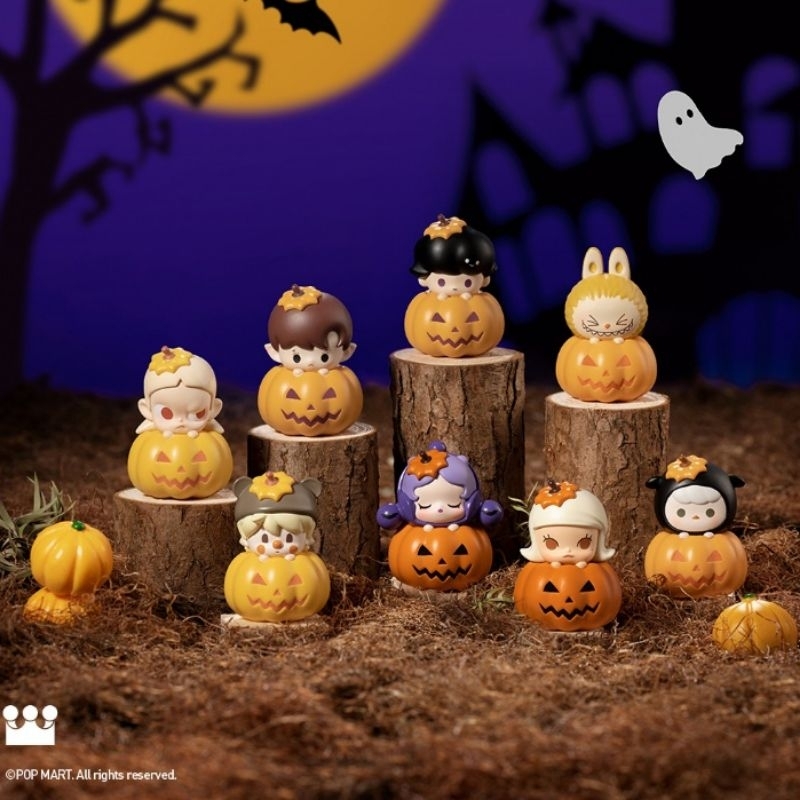 (รับยกเซตกด8ชิ้น )พร้อมส่งจาก Pop bean Halloween series แท้ × Pop mart