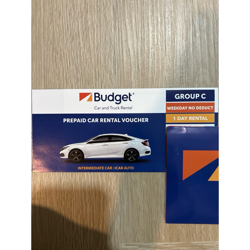 Voucher เช่ารถ budget