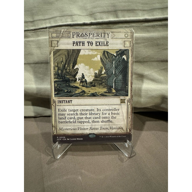 MTG Outlaws of Thunder Junction Breaking News: Path to Exile (0006 - Showcase)