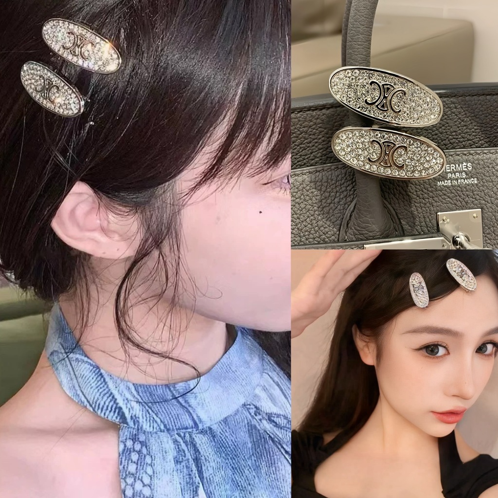 พร้อมส่ง ส่งไว กิ๊บหนีบผม Diamonds CE (Silver)