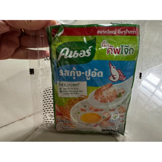 คนอร์ โจ๊กกึ่งสำเร็จรูป มีให้เลือก5รสชาติ ขนาดใหญ่ 50ก. แพ็ก4ห่อ