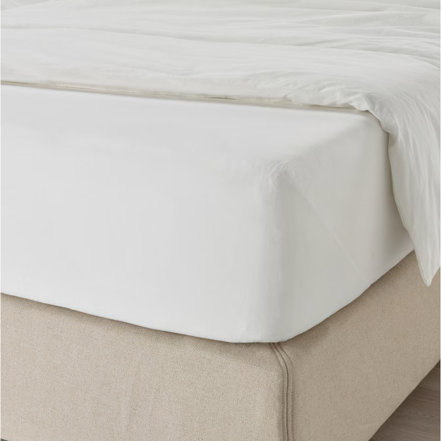 ผ้าปูที่นอน ผ้าปูสีพื้น ผ้าปูรัดมุม ดวอล่า อิเกีย Fitted Bed Sheets DVALA IKEA