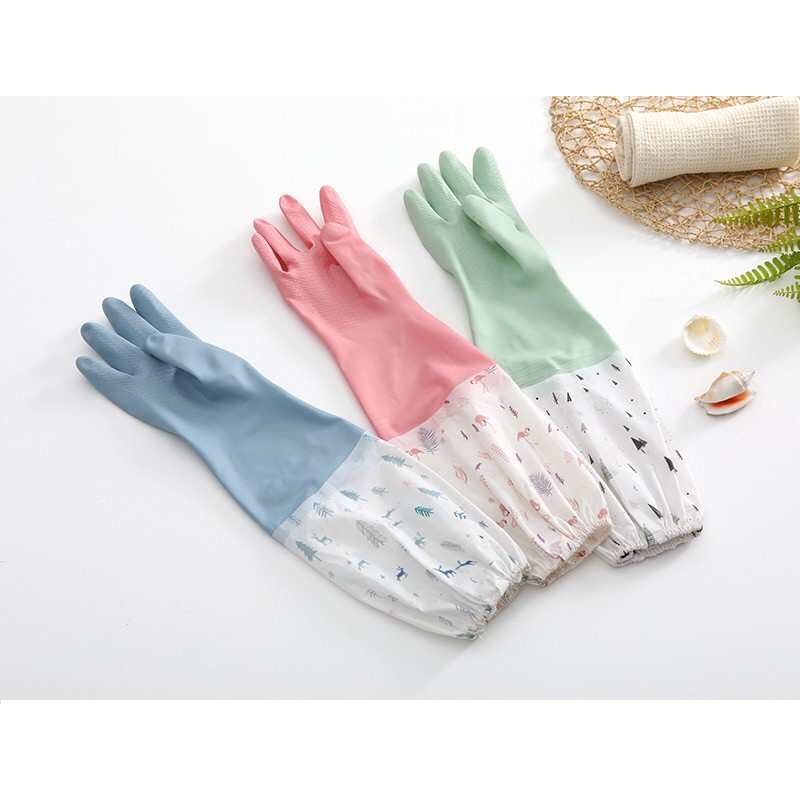 ถุงมือล้างจาน ถุงมือทำความสะอาด เหนียวและทนทาน มัลติฟังก์ชั่น ห้องครัวที่จำเป็น ถุงมือยางทำความสะอาด - รูปที่ 5