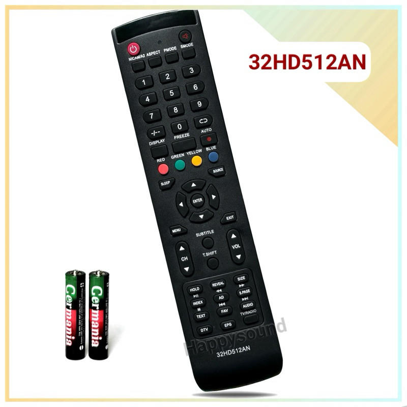 รีโมททีวี LCD/LED รุ่น 32HD512AN