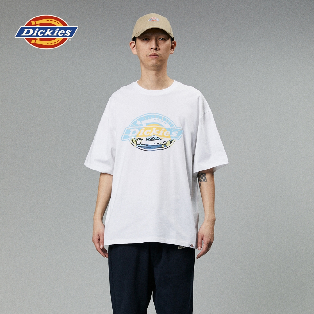 DICKIES MENS TEE SS - DICKIES WHITE เสื้อยืด เสื้อยืดแขนสั้น ผู้ชาย