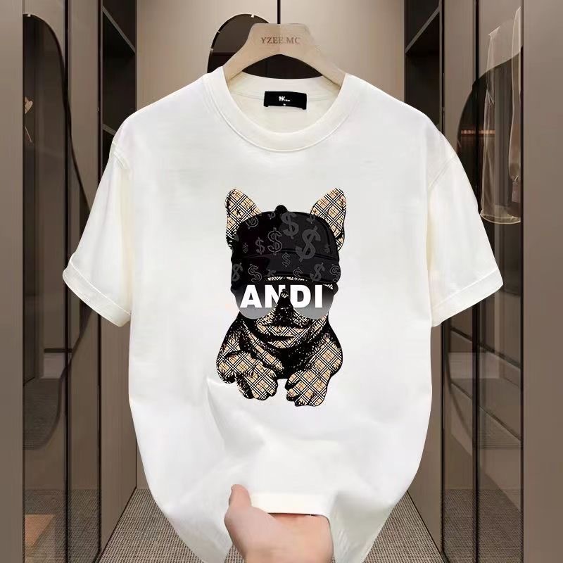 เสื้อยืด oversize เสื้อยืดผู้ชาย ผ้าคอตตอน โอเวอร์ไซส์ คอกลม สไตล์อเมริกัน