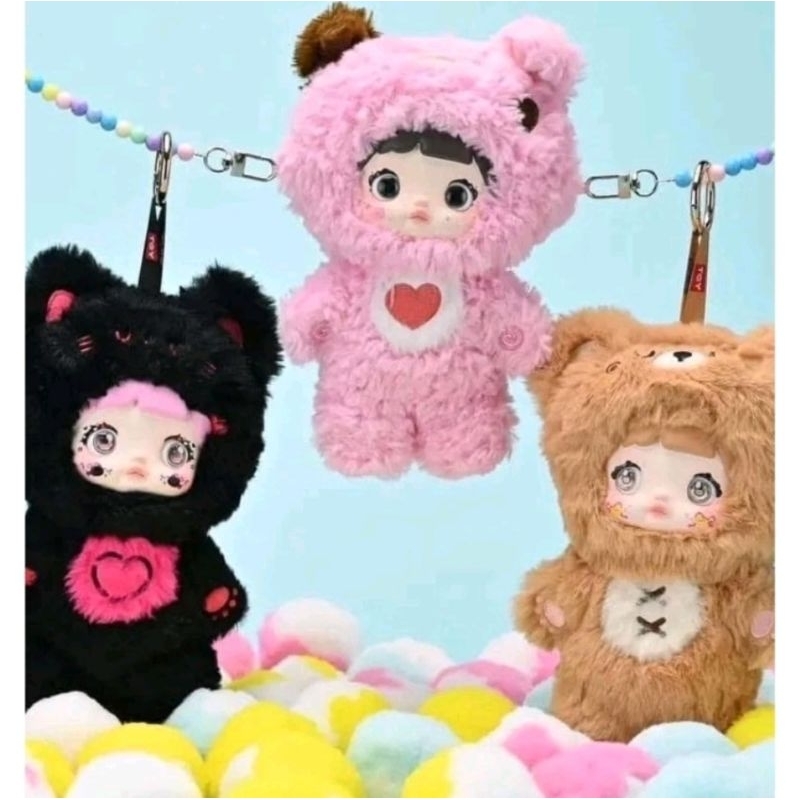 Nommi พร้อมส่ง เปลี่ยนตาได้ 3 แบบ พวงกุญแจ Nommi พวงกุญแจห้อยกระเป๋า
