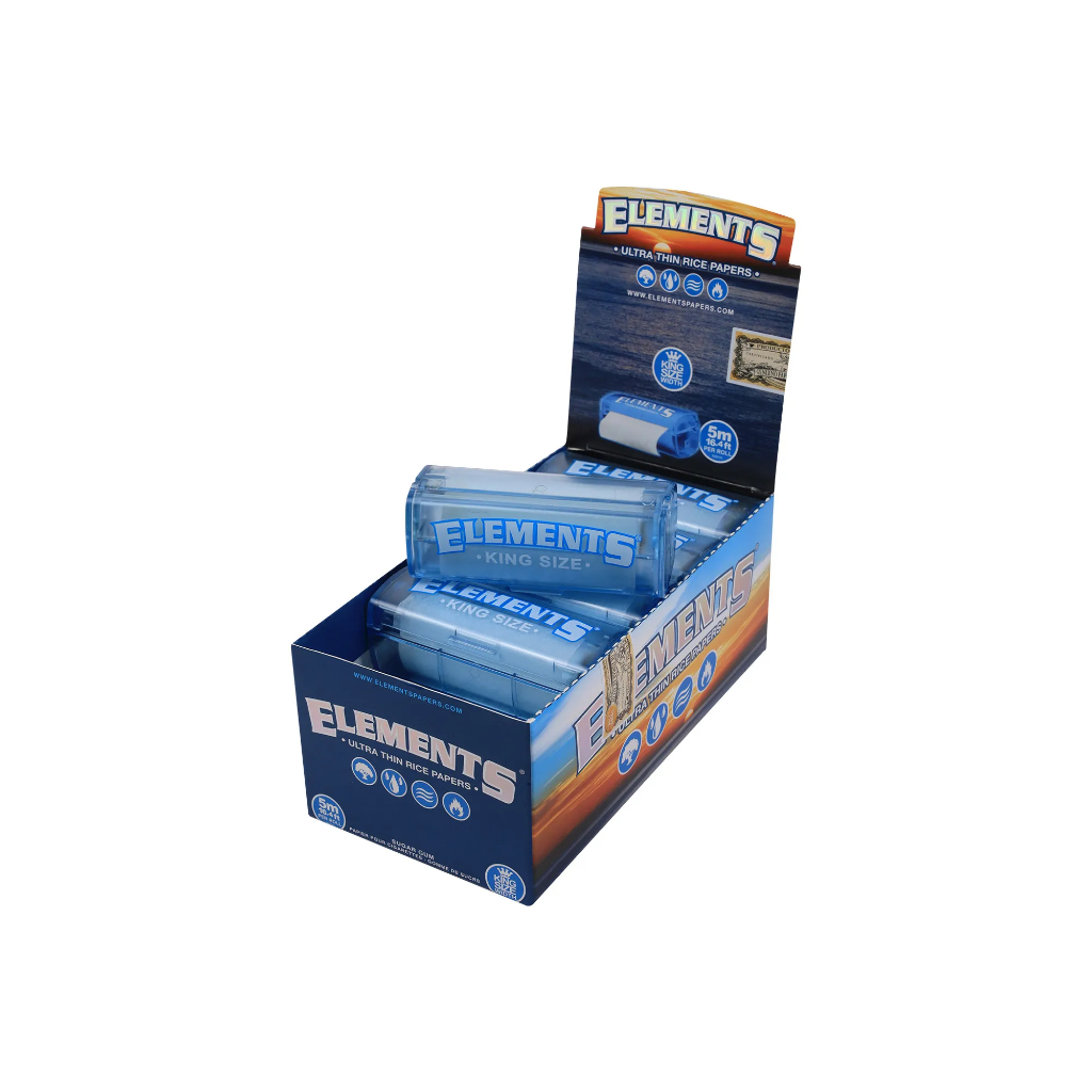 กระดาษโรล ยกกล่อง Element 5m Roll King Size Slim ยาว 5 เมตร กว้าง 55 มม.
