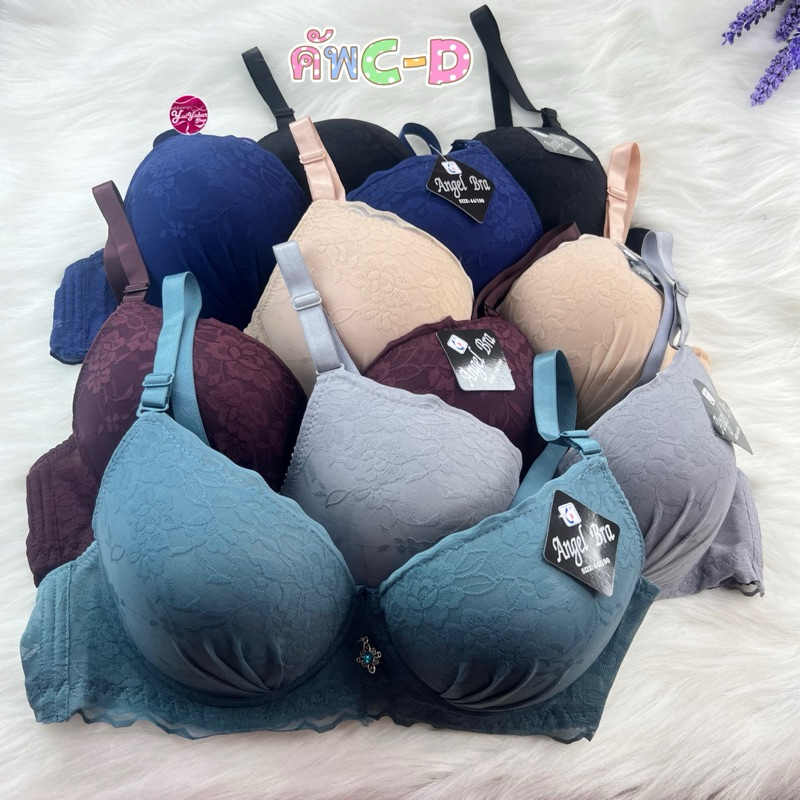 1526คัพCเสื้อในไซร์ใหญ่เต้าSize 38-48 Angel bra #1526 ราคา ถูกที่สุด ดีลบีเคเค แกลเลอรีภาพที่ 2