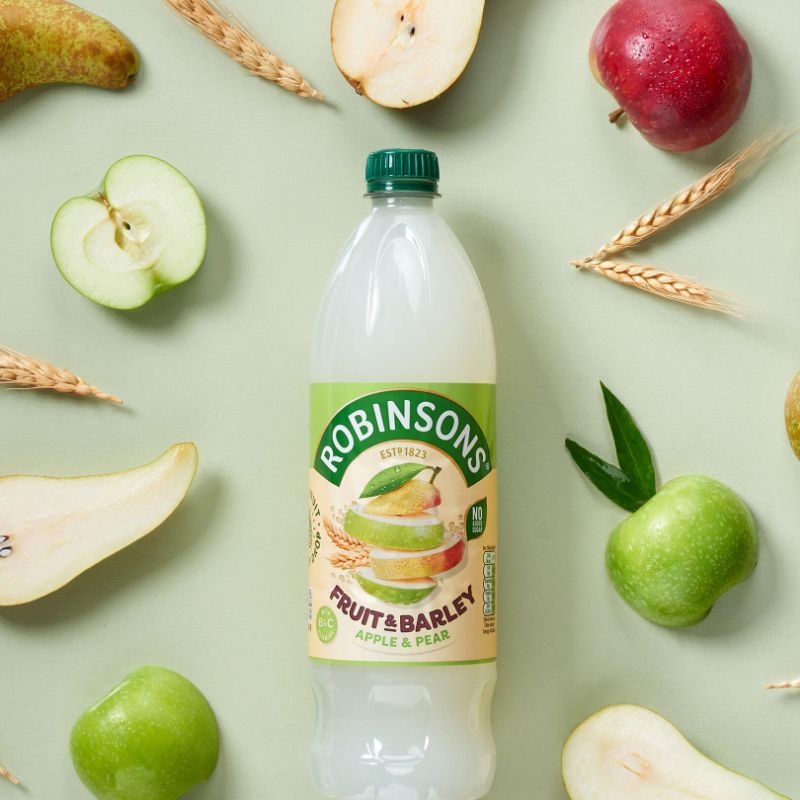 Robinson Fruit & Barley Apple & Pear 1L โรบินสัน ฟรุต & บาร์เลย์ แอปเปิ้ล & แพร์ 1 ลิตร
