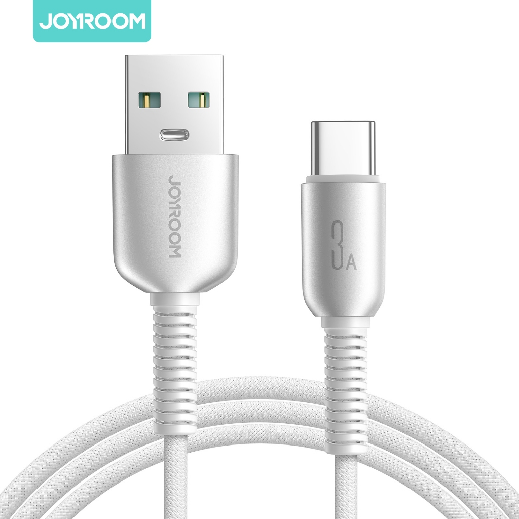 Joyroom รุ่น JR-S-A51 สายชาร์จ สายชาร์จเร็ว 3A ความยาว 1.2 เมตร ถักไนลอน กันหัก ทนความร้อน